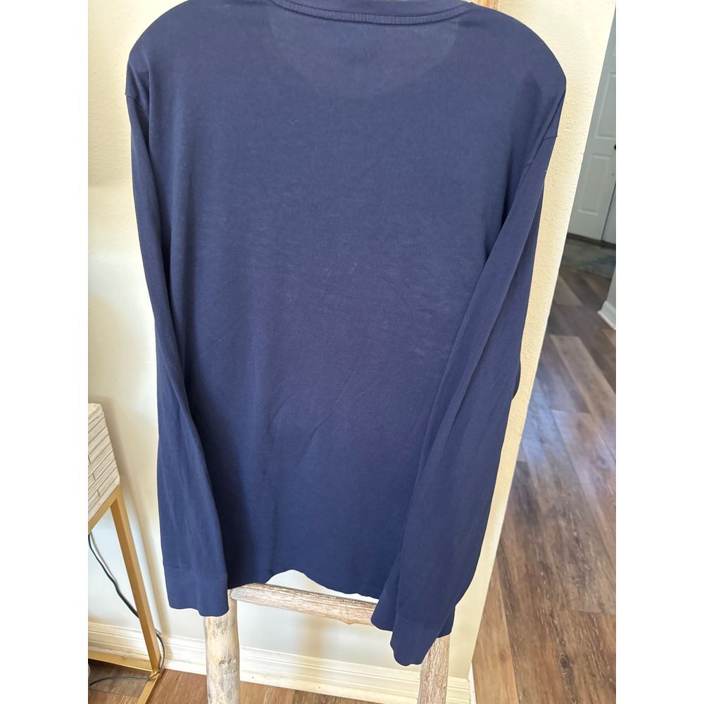 Polo‎ Ralph Lauren Classic Fit Stretchy Soft Navy Long Sleeve T-Shirt size XL - Picture 6 of 6
